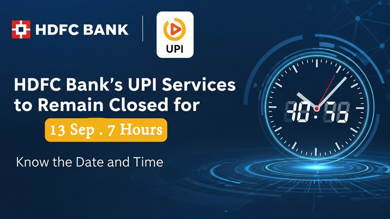 HDFC Bank UPI services down