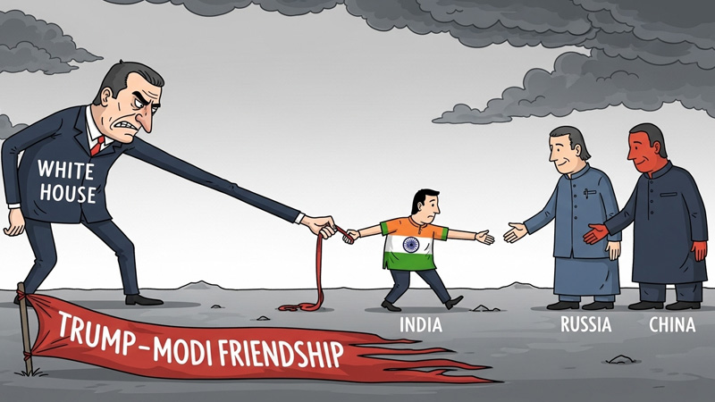 Trump-Modi friendship is now a thing of the past