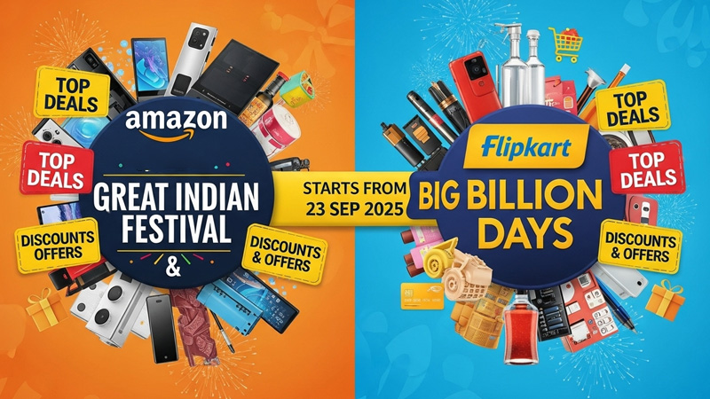 Amazon Great Indian Festival Flipkart Big Billion Days 2025