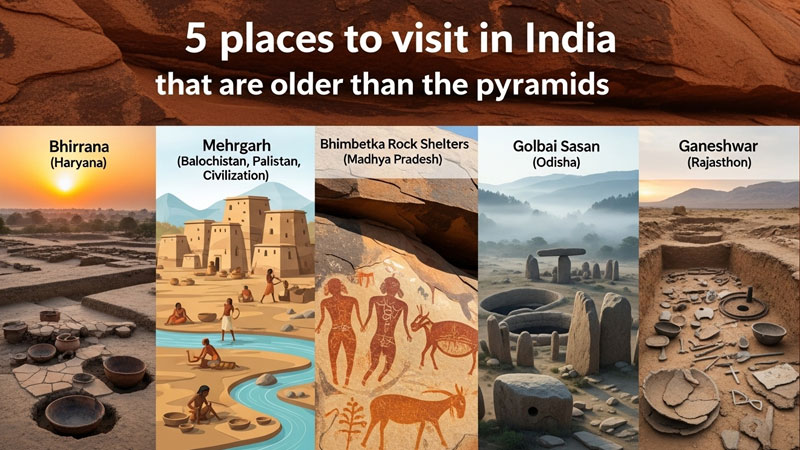 पिरामिड से प्राचीन भारतीय स्थल
