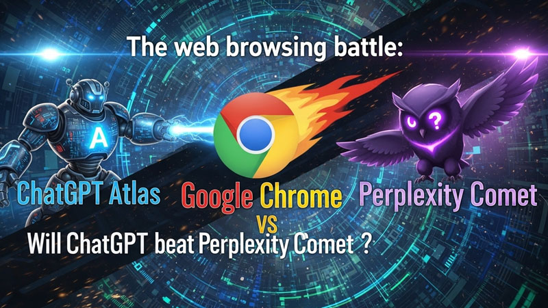क्या Chrome का राज खत्म होगा? क्या ChatGPT Atlas उसे कड़ी टक्कर देगा, और यह Perplexity Comet से कैसे मुकाबला करेगा?