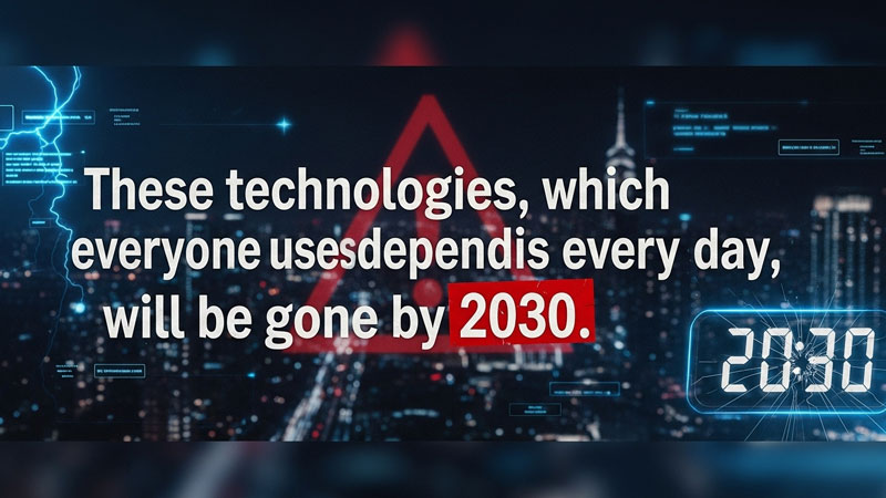 2030 तक खत्म तकनीकें: एक नए डिजिटल युग की शुरुआत