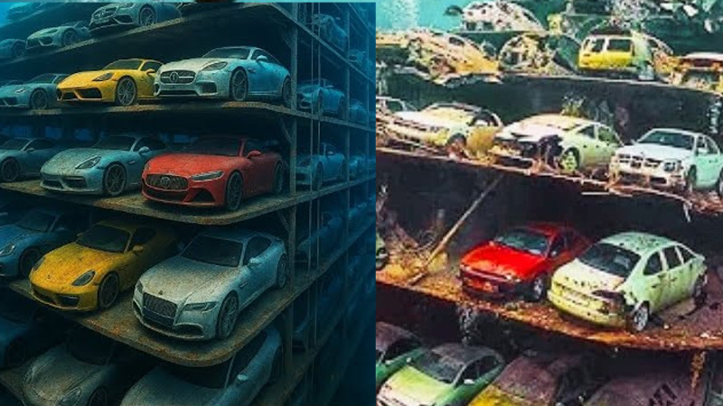 ₹9000000000 की लग्ज़री कारें समुद्र में डूबी: कैसे पहुंचीं अटलांटिक?