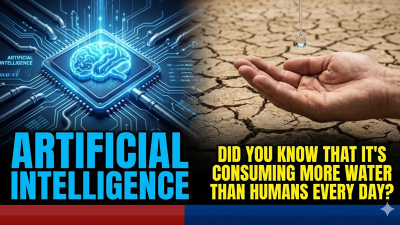 Artificial Intelligence Water Consumption: क्या AI रोज़ इंसानों से ज़्यादा पानी पी रहा है?