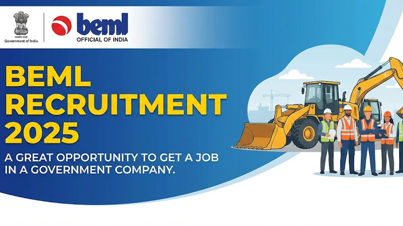 BEML Recruitment 2025: सरकारी कंपनी में नौकरी पाने का शानदार मौका