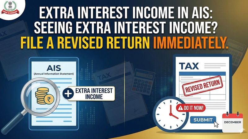 Extra Interest Income in AIS: दिख रही है अतिरिक्त ब्याज आय? तुरंत करें Revised Return