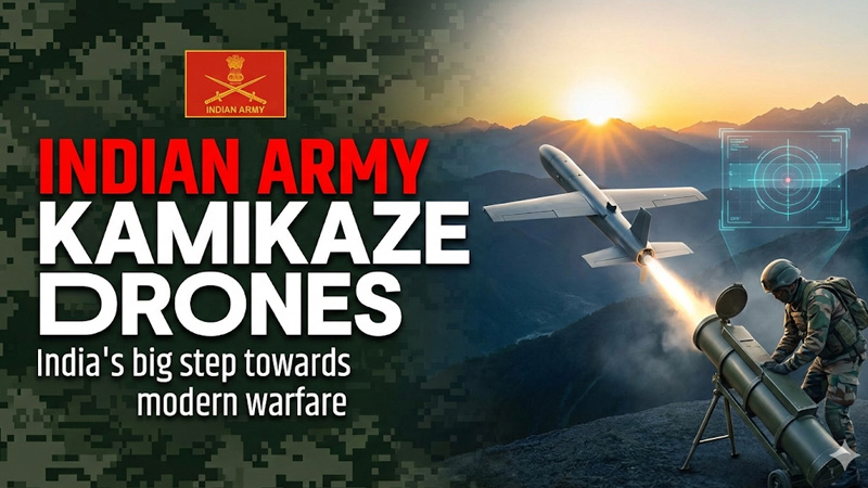 Indian Army kamikaze drones