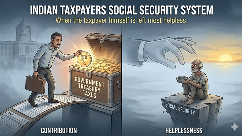 Indian Taxpayers Social Security System: जब टैक्स देने वाला ही सबसे असहाय रह जाता है