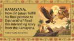 Jatayu final promise Ramayana