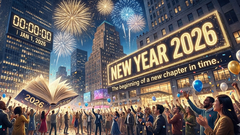 नववर्ष 2026: समय के नए अध्याय की शुरुआत