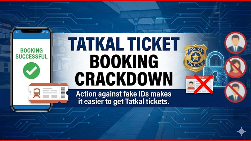 Tatkal Ticket Booking Crackdown: फर्जी ID पर कार्रवाई से Tatkal टिकट मिलना हुआ आसान