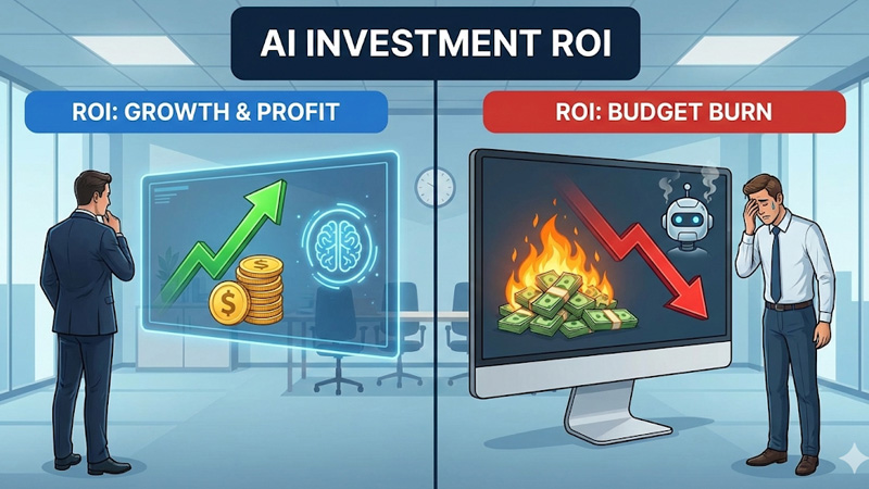 AI Investment ROI: क्या आपकी AI निवेश रणनीति काम कर रही है या बजट जला रही है?