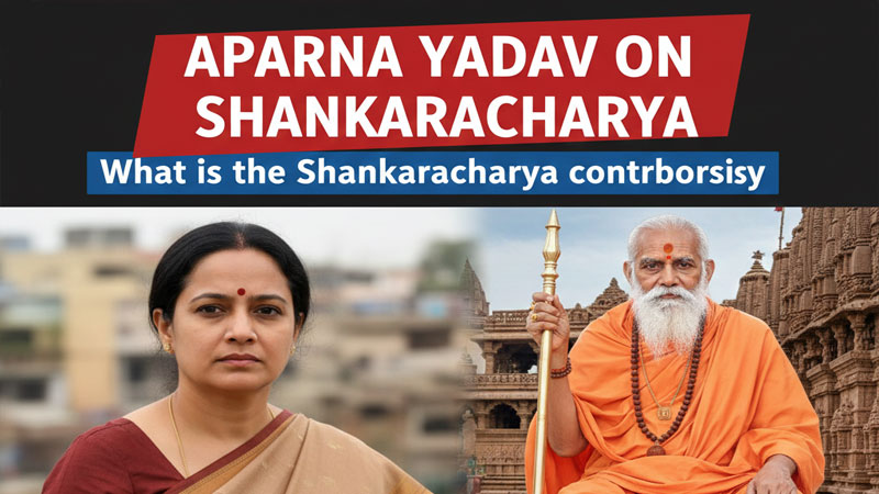 Aparna Yadav on Shankaracharya: शंकराचार्य विवाद क्या है