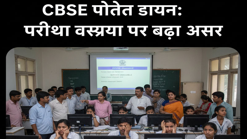 CBSE Portal Is Down: परीक्षा व्यवस्था पर बड़ा असर