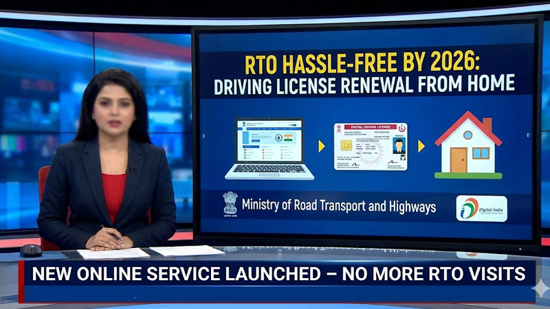 ड्राइविंग लाइसेंस रिन्यू होगा घर बैठे! 2026 में RTO के चक्कर खत्म