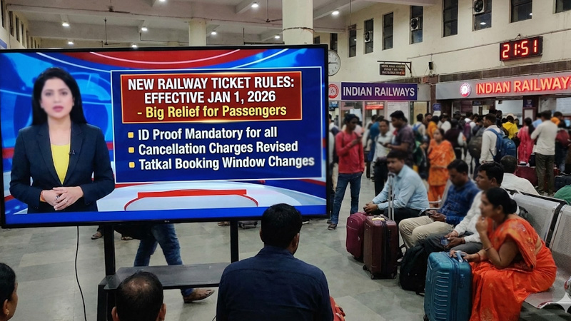 रेलवे टिकट नियम: यात्रियों के लिए बड़ी खबर – लागू हुए नए नियम