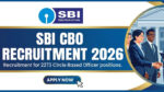 SBI CBO Recruitment 2026