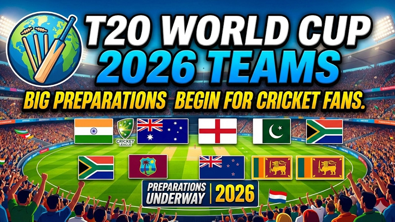 T20 वर्ल्ड कप 2026 टीमें