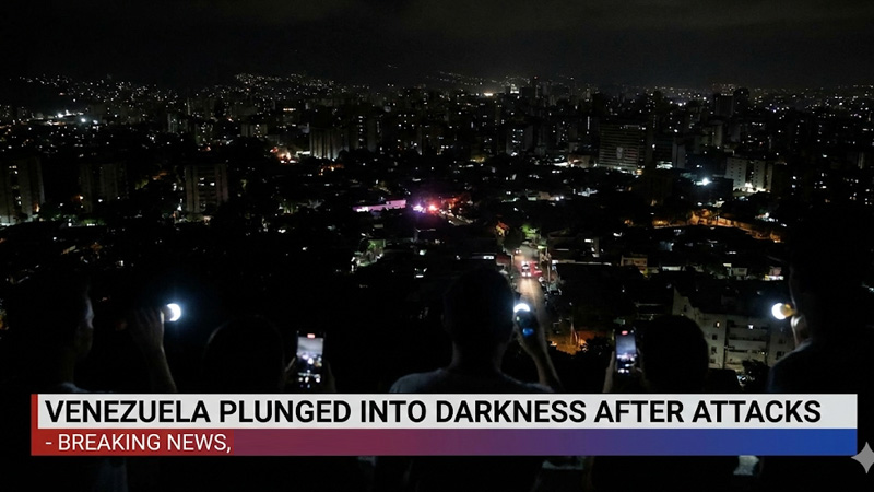 वेनेजुएला हालात: Darkness after the attacks अंधेरे में डूबा वेनेजुएला