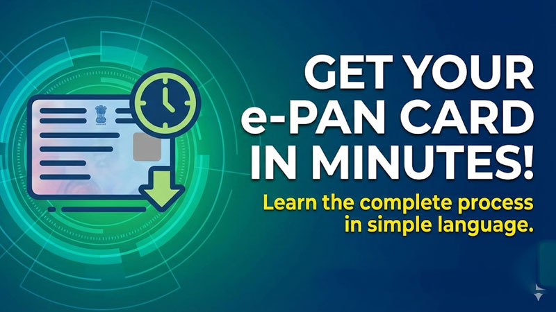 e-PAN कार्ड: मिनटों में ऐसे पाएं अपना, जानिए पूरी प्रक्रिया आसान भाषा में