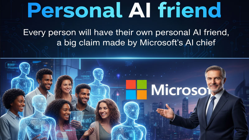 personal AI friend: हर इंसान का होगा अपना पर्सनल AI दोस्त, माइक्रोसॉफ्ट के AI चीफ का बड़ा दावा