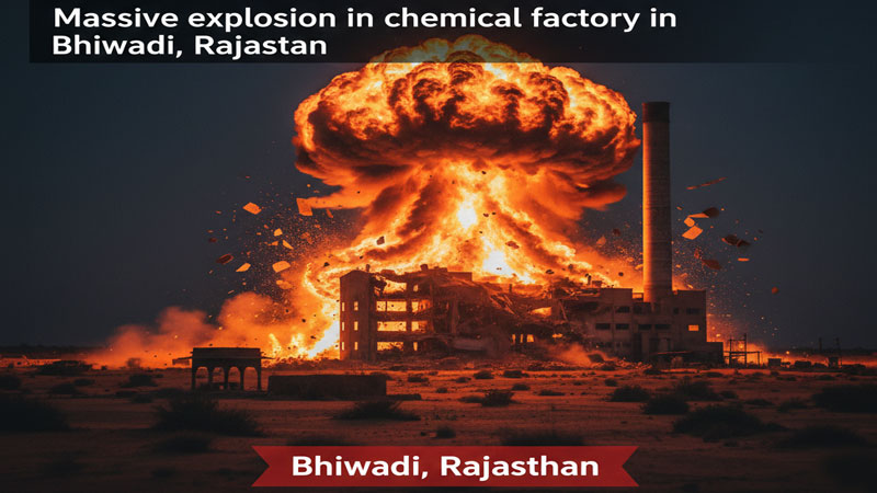 भिवाड़ी केमिकल फैक्ट्री में विस्फोट