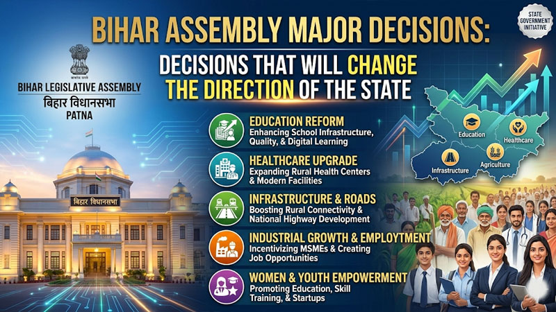 बिहार विधानसभा के बड़े फैसले