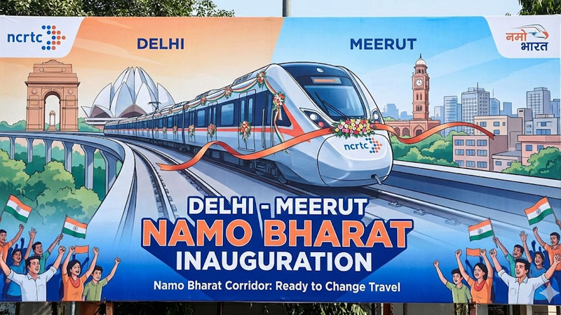 Delhi - Meerut Namo Bharat उद्घाटन