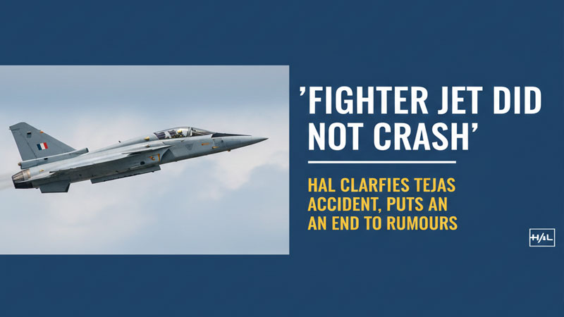 लड़ाकू विमान दुर्घटनाग्रस्त नहीं हुआ