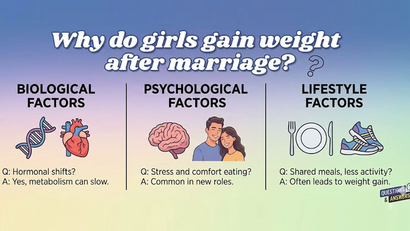 शादी के बाद लड़कियों का वजन