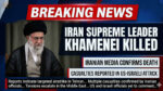 Iran Supreme Leader Khamenei killed