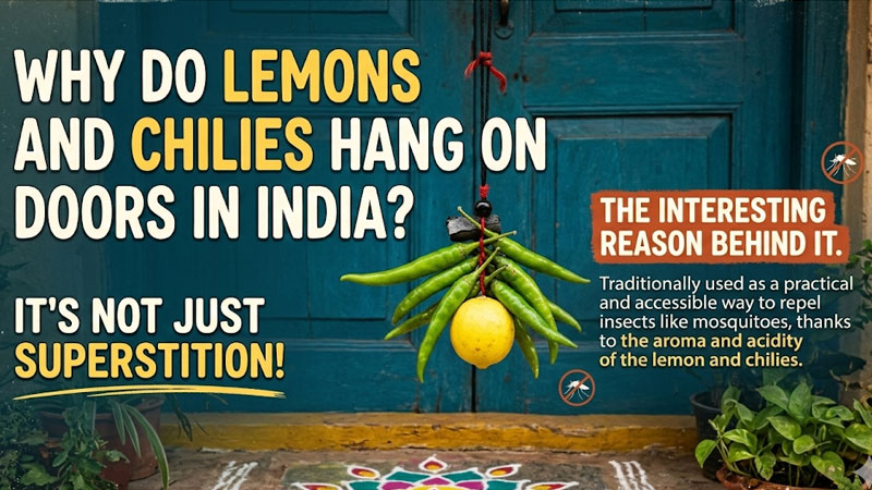 Lemon and Chili Hang on Door