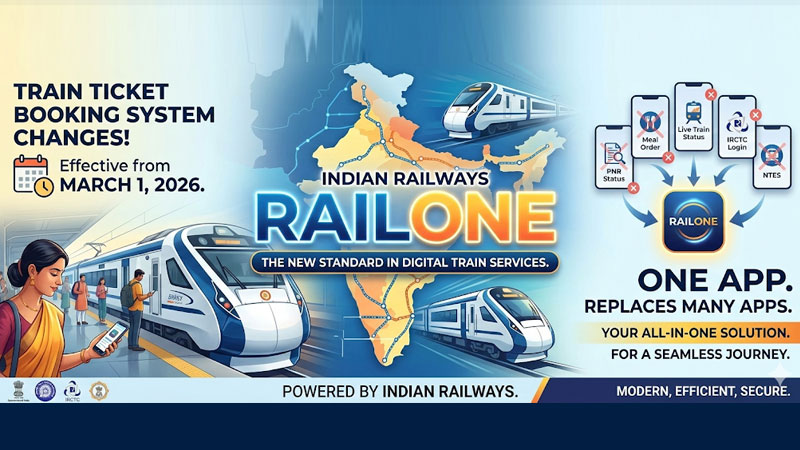 RailOne app Indian Railways