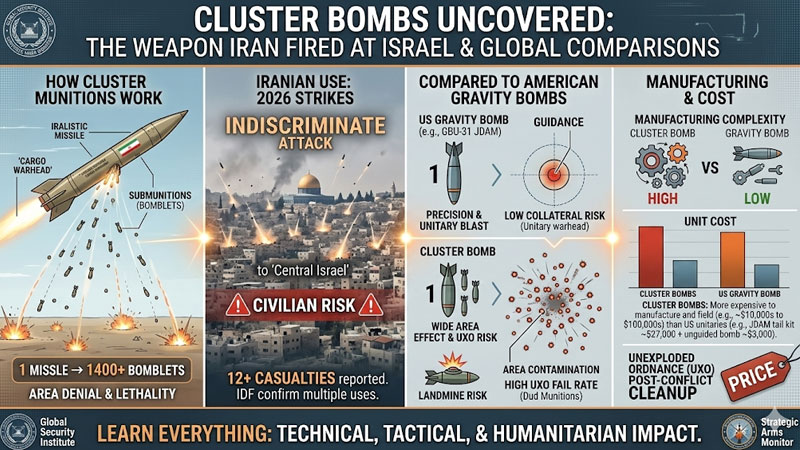 What are cluster bombs