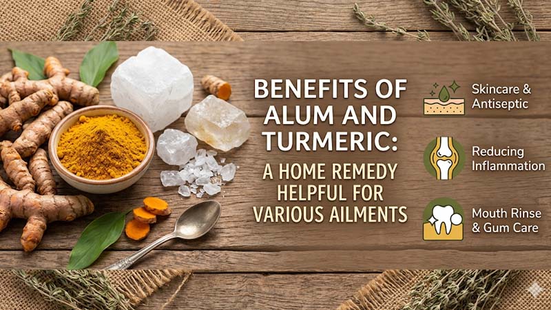 फिटकरी हल्दी के फायदे