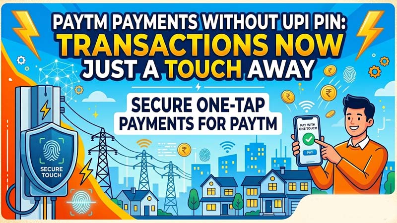 Paytm बिना UPI PIN पेमेंट