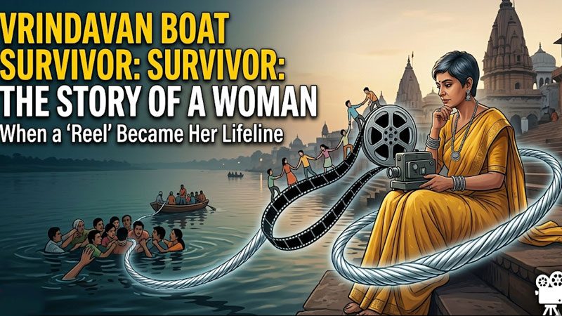 वृंदावन नाव दुर्घटना में जीवित बचा व्यक्ति